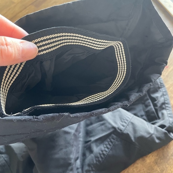 Lands' End Squall Snow Ski Pants Kids Girls 6X Black Grow A Longs Waterproof - Picture 13 of 16